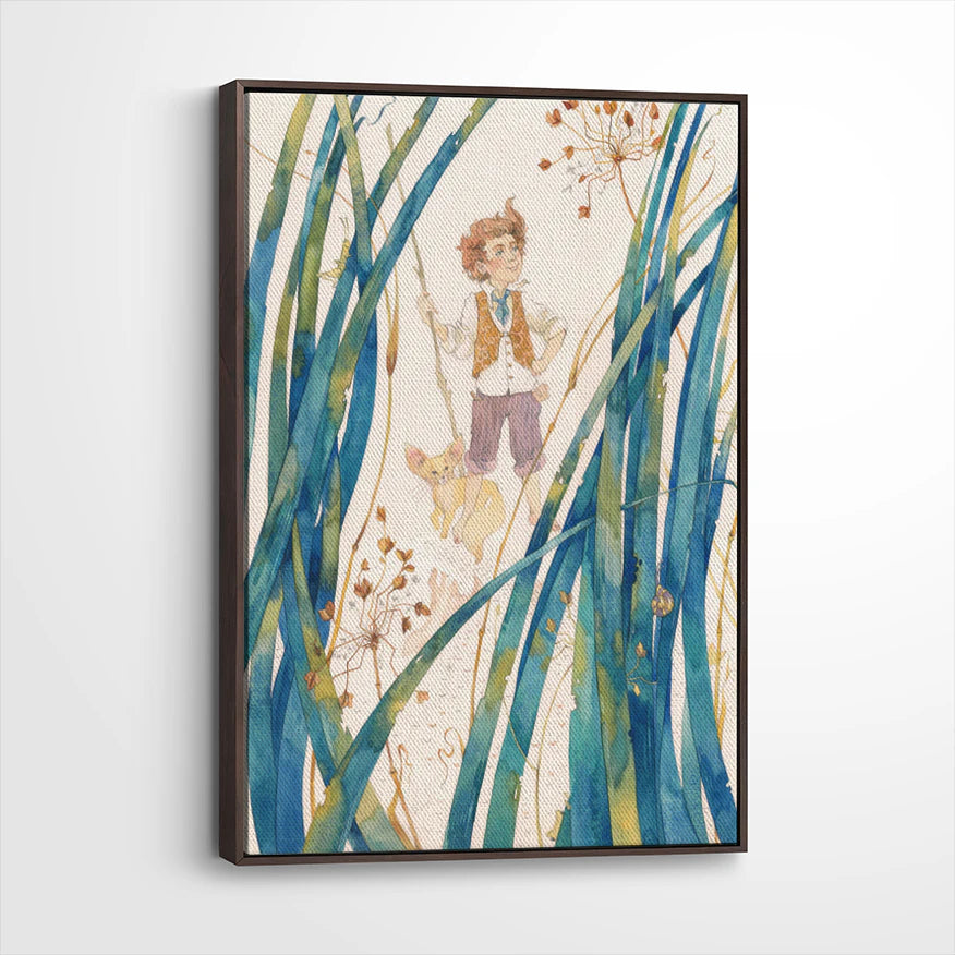 framed-canvas-dark-walnut