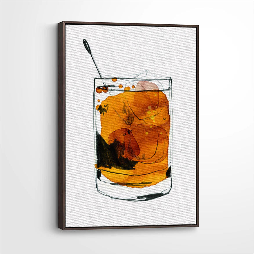 framed-canvas-dark-walnut