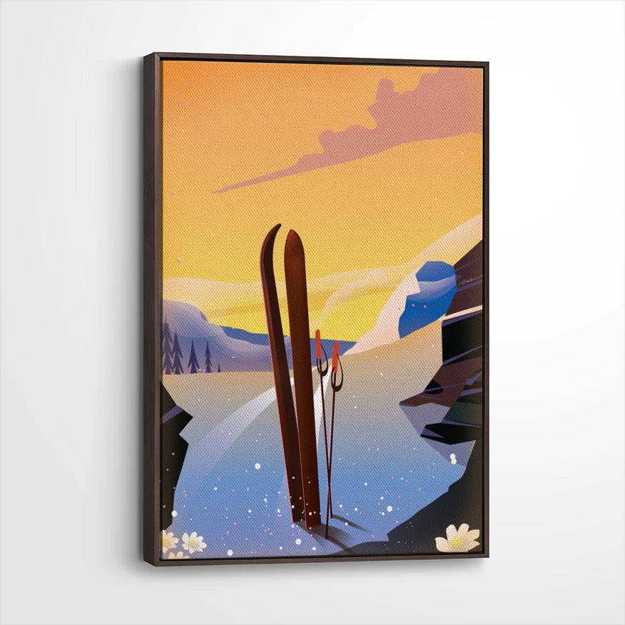 framed-canvas-dark-walnut