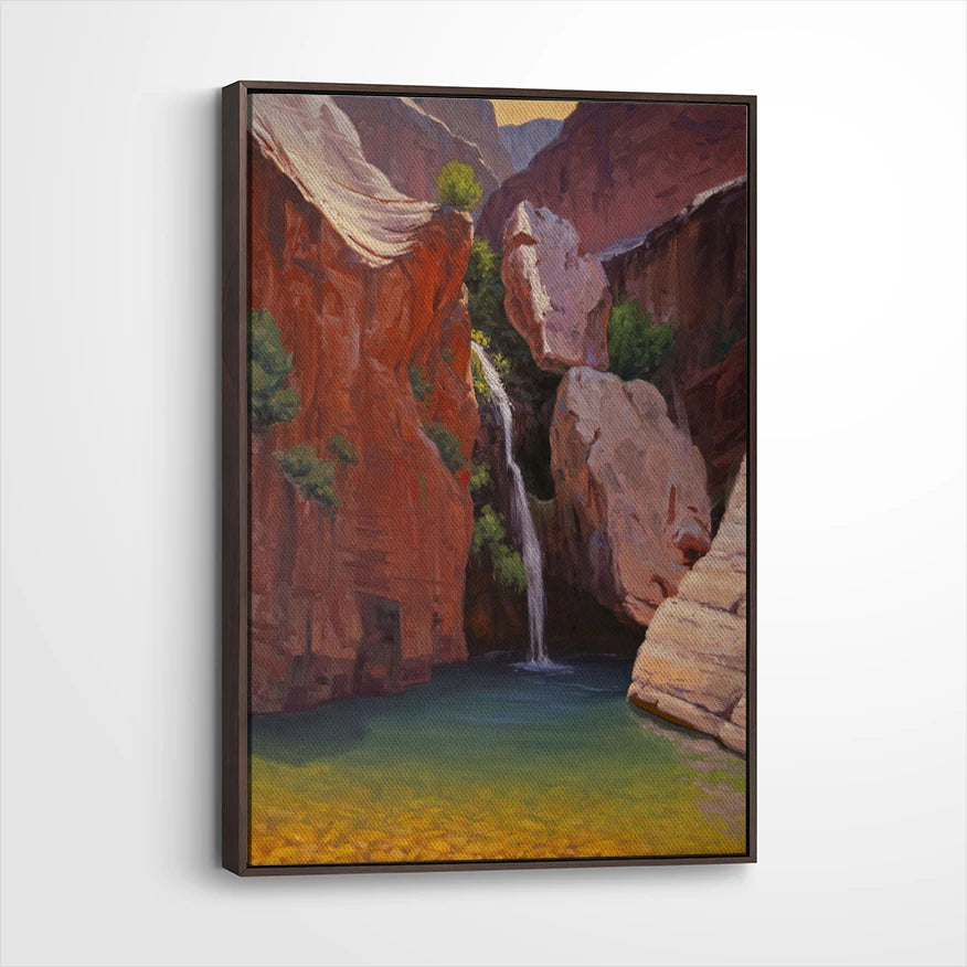 framed-canvas-dark-walnut
