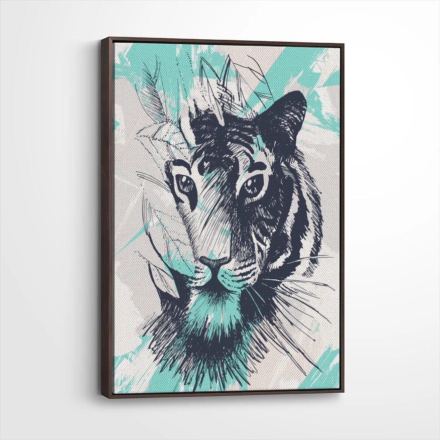 framed-canvas-dark-walnut