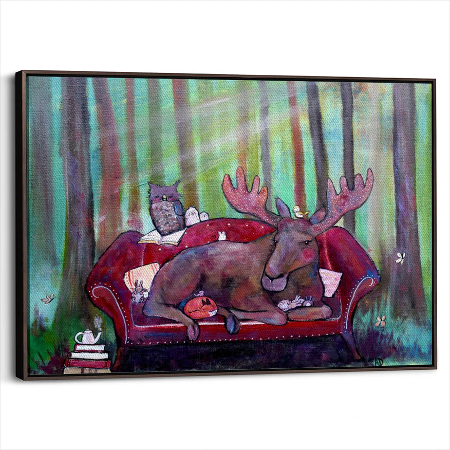 framed-canvas-dark-walnut