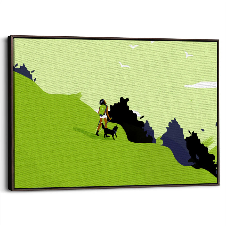 framed-canvas-dark-walnut