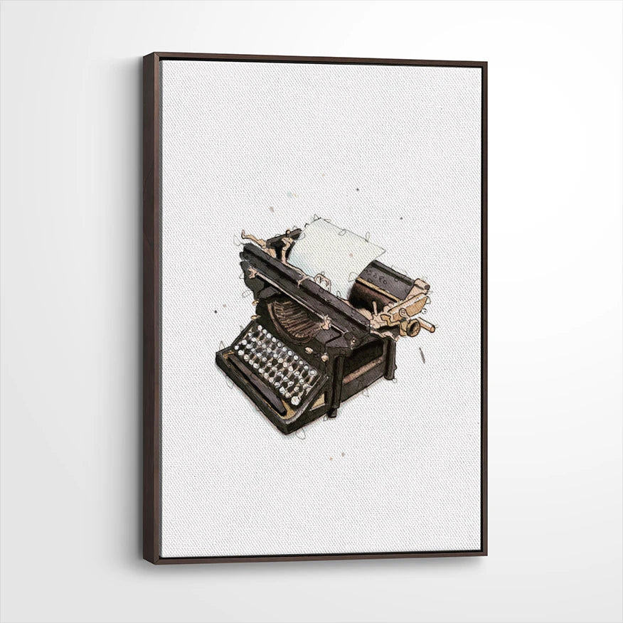 framed-canvas-dark-walnut