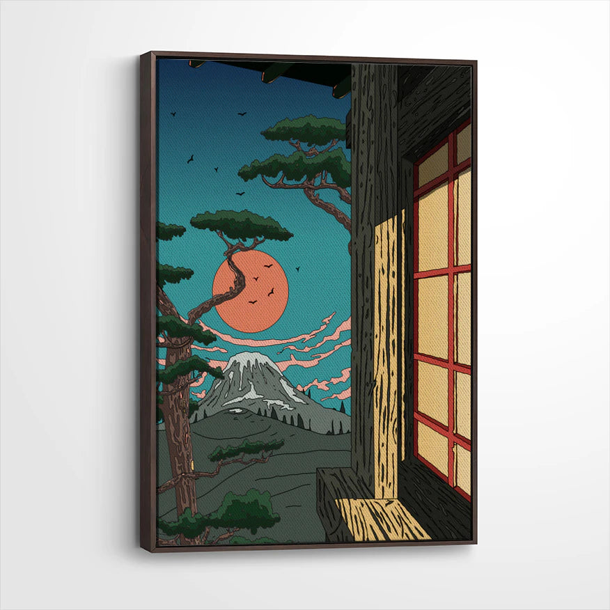 framed-canvas-dark-walnut