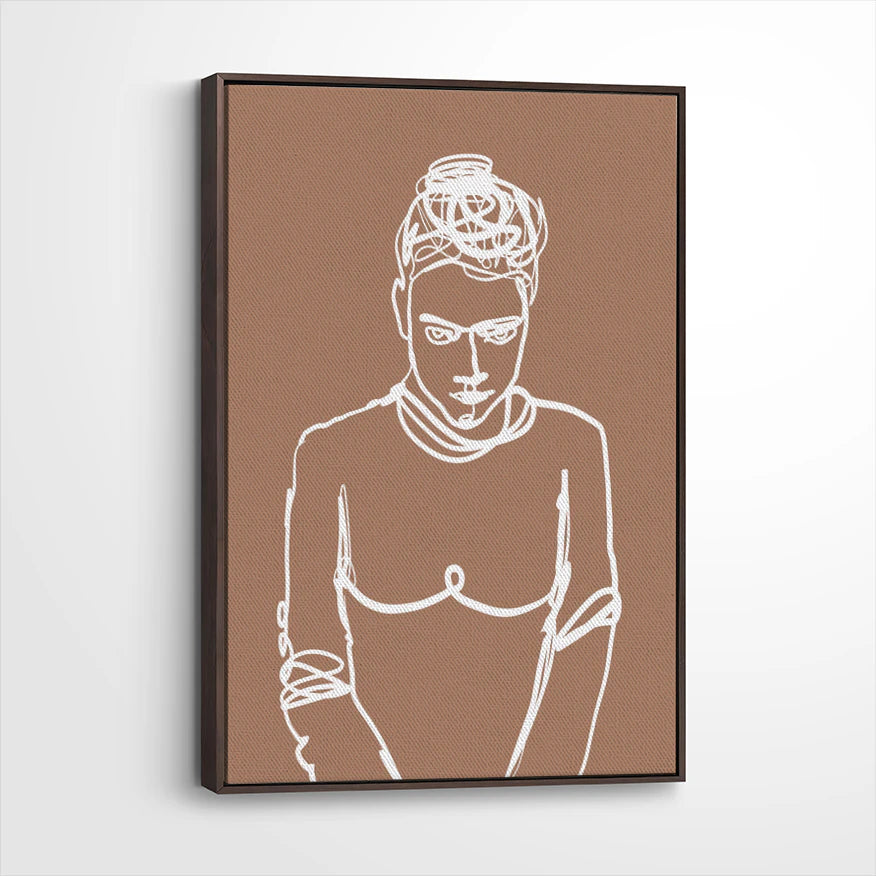 framed-canvas-dark-walnut