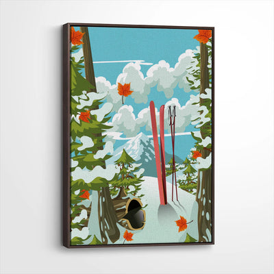 framed-canvas-dark-walnut