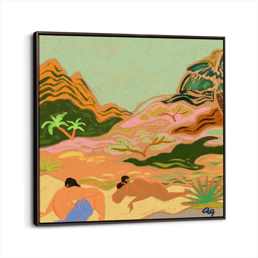framed-canvas-dark-walnut