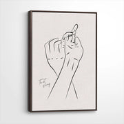 framed-canvas-dark-walnut