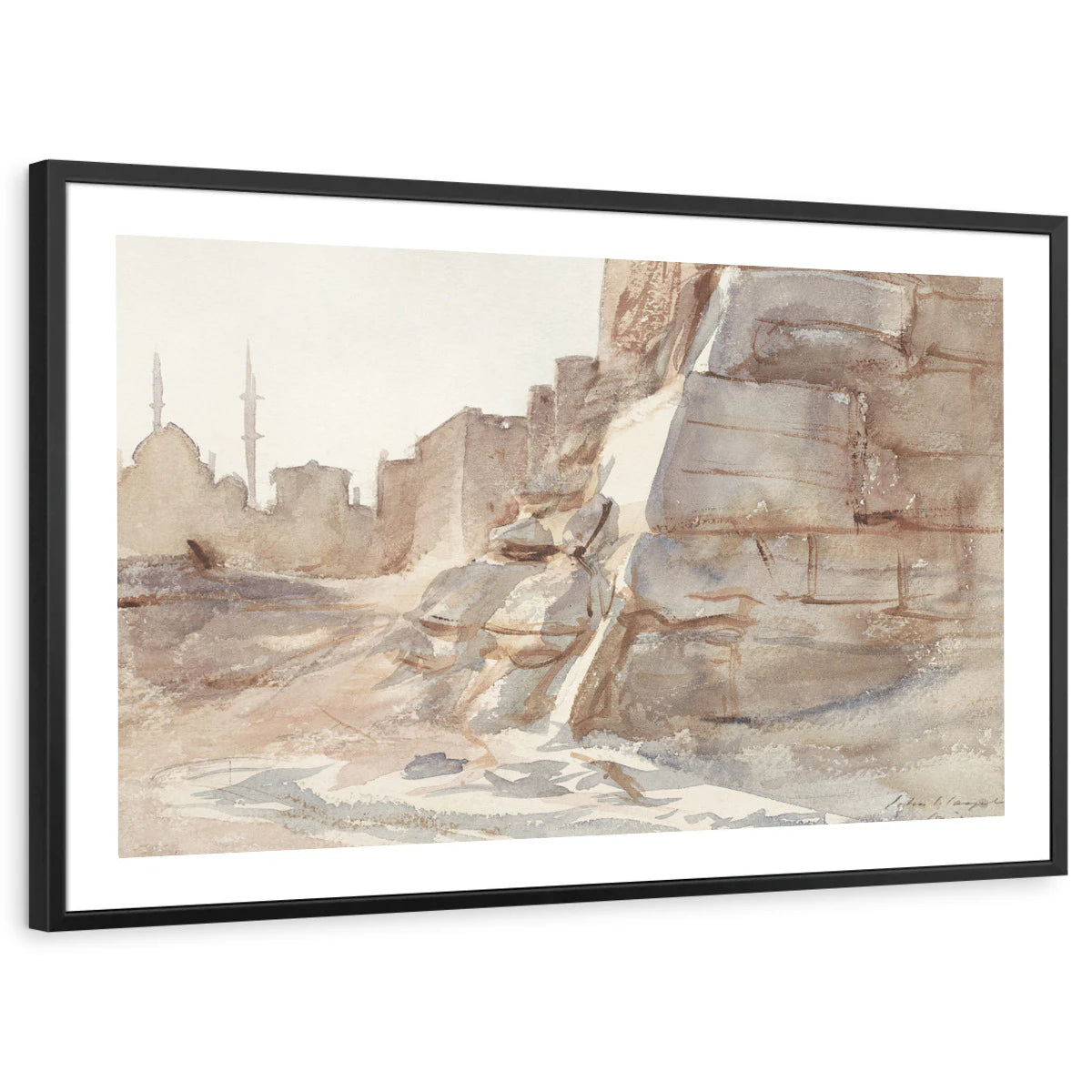framed-print-black-white-border