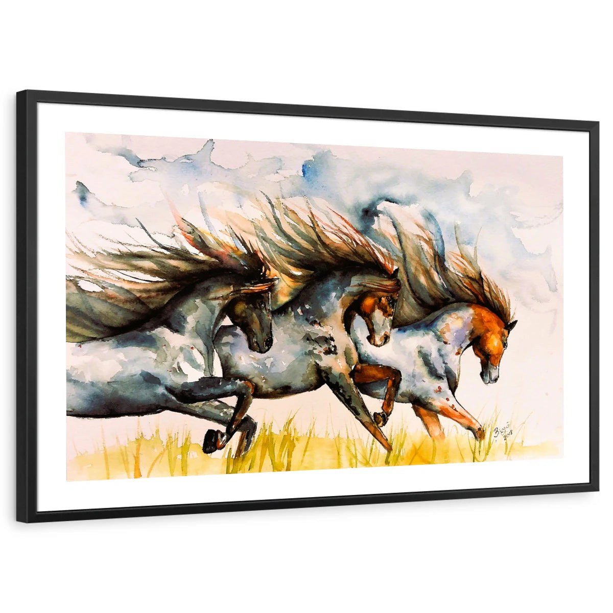 framed-print-black-white-border