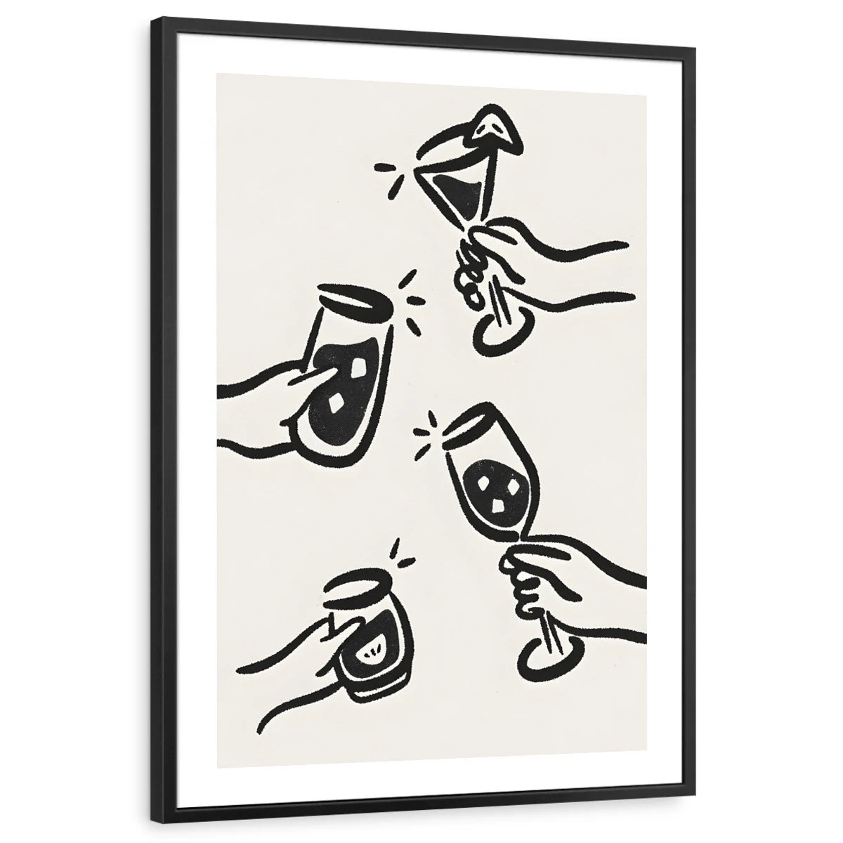 framed-print-black-white-border