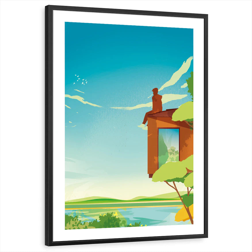 framed-print-black-white-border