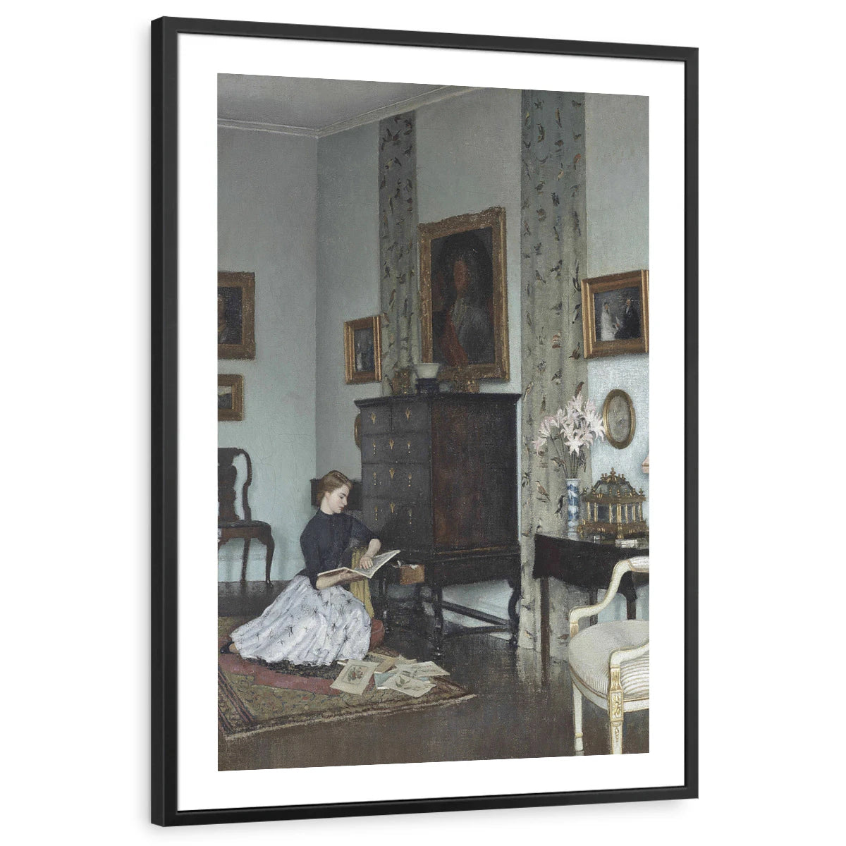 framed-print-black-white-border