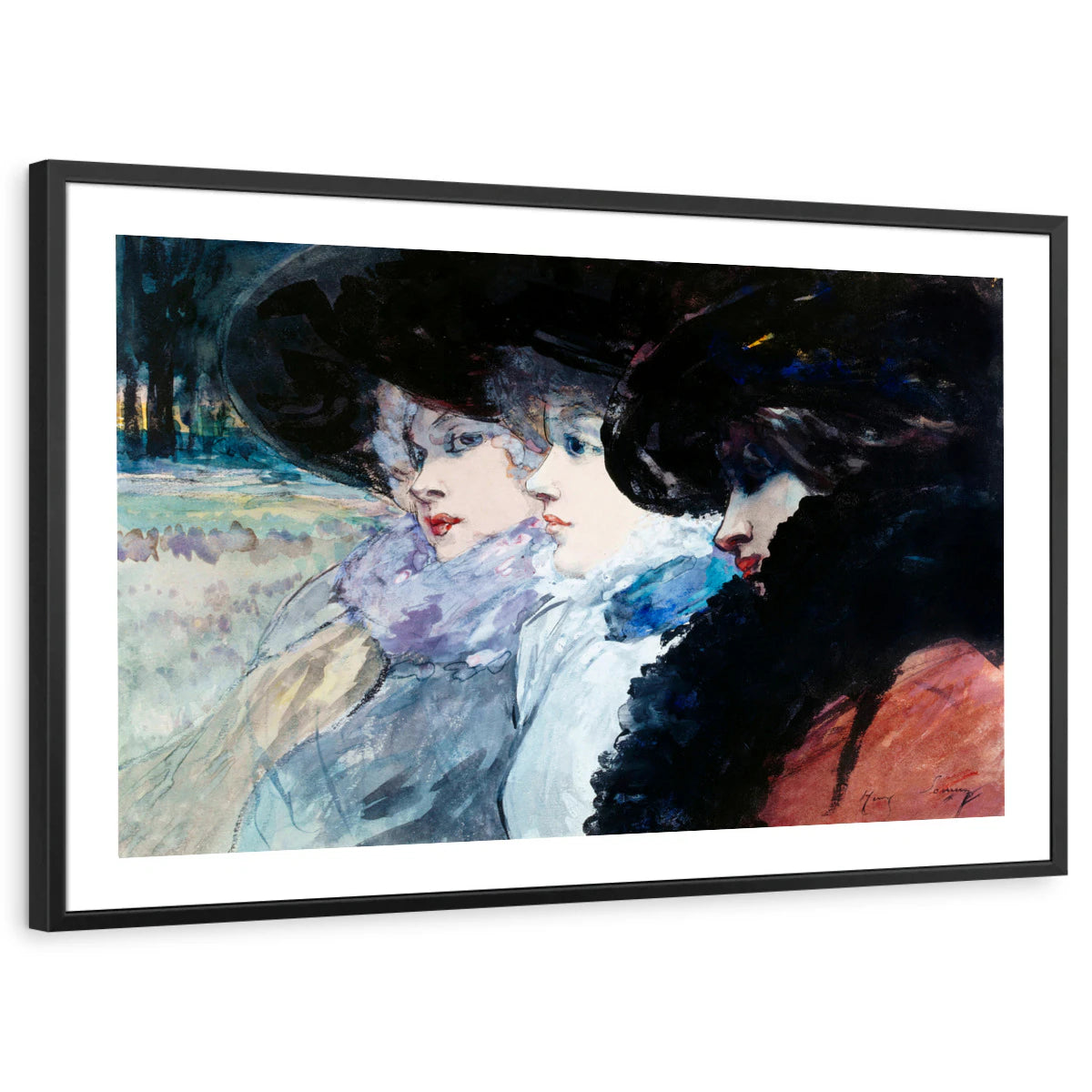 framed-print-black-white-border