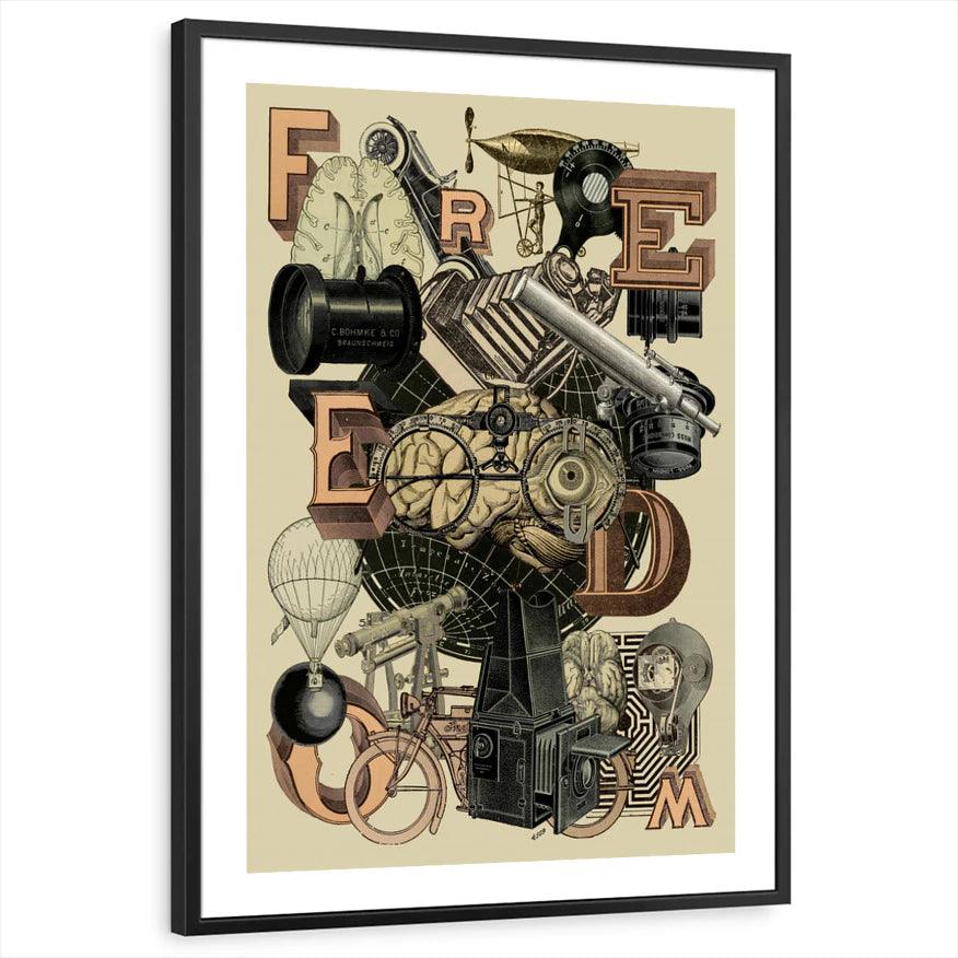 framed-print-black-white-border