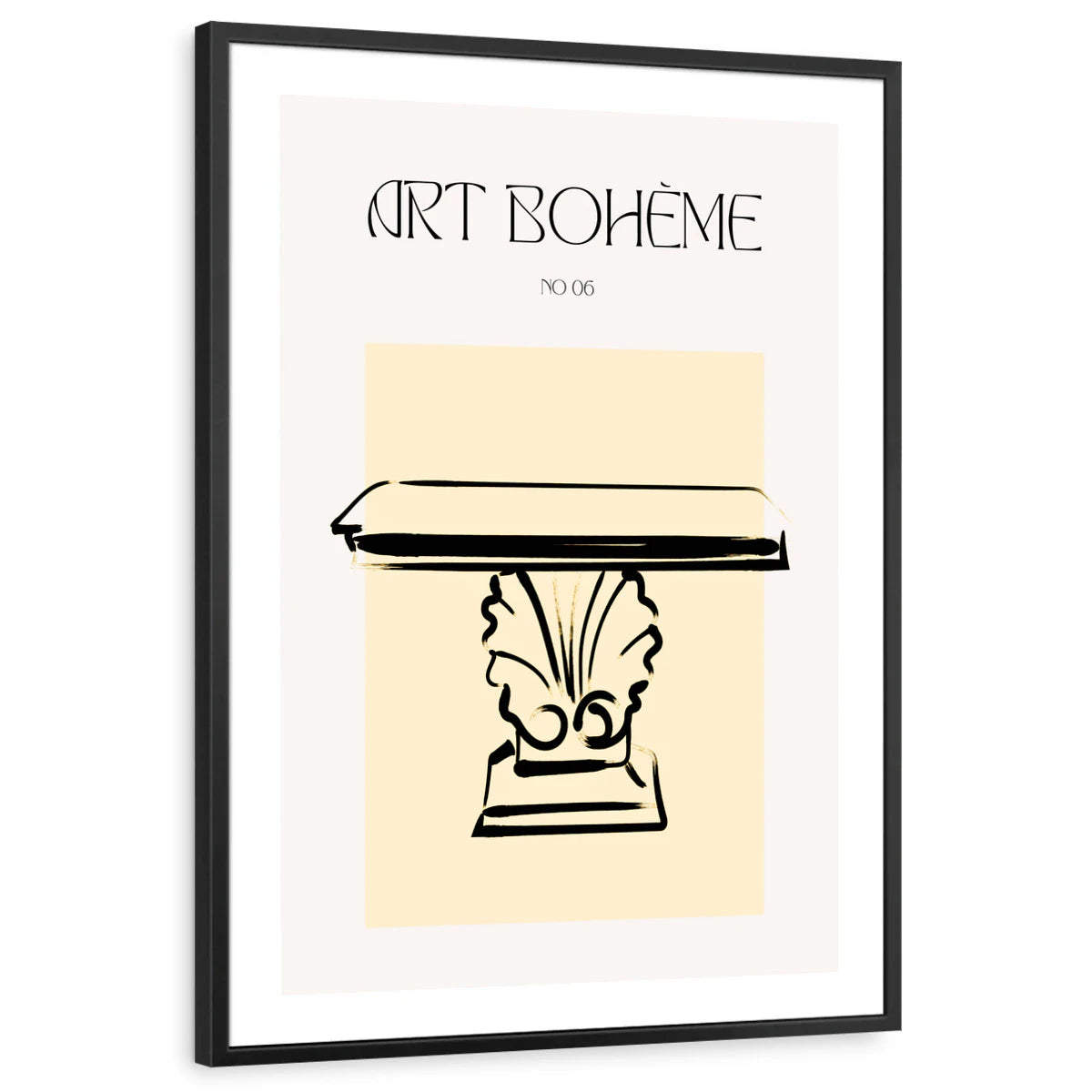 framed-print-black-white-border