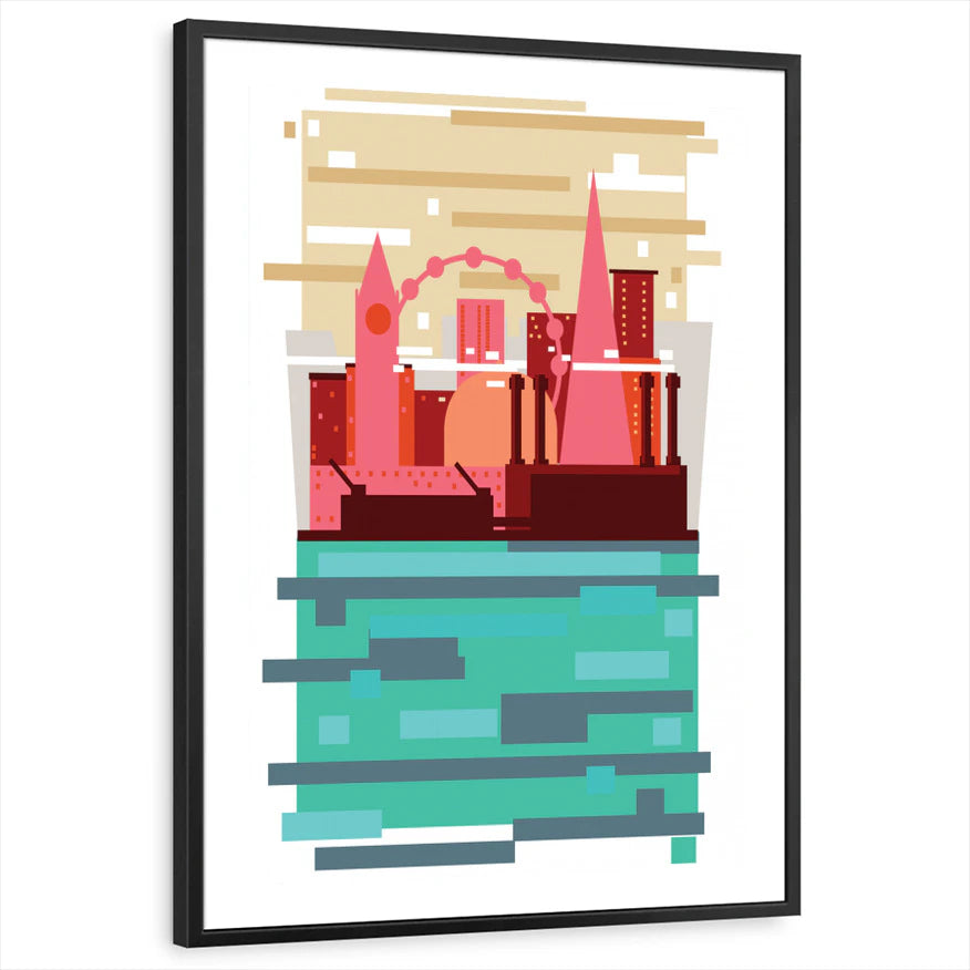 framed-print-black-white-border