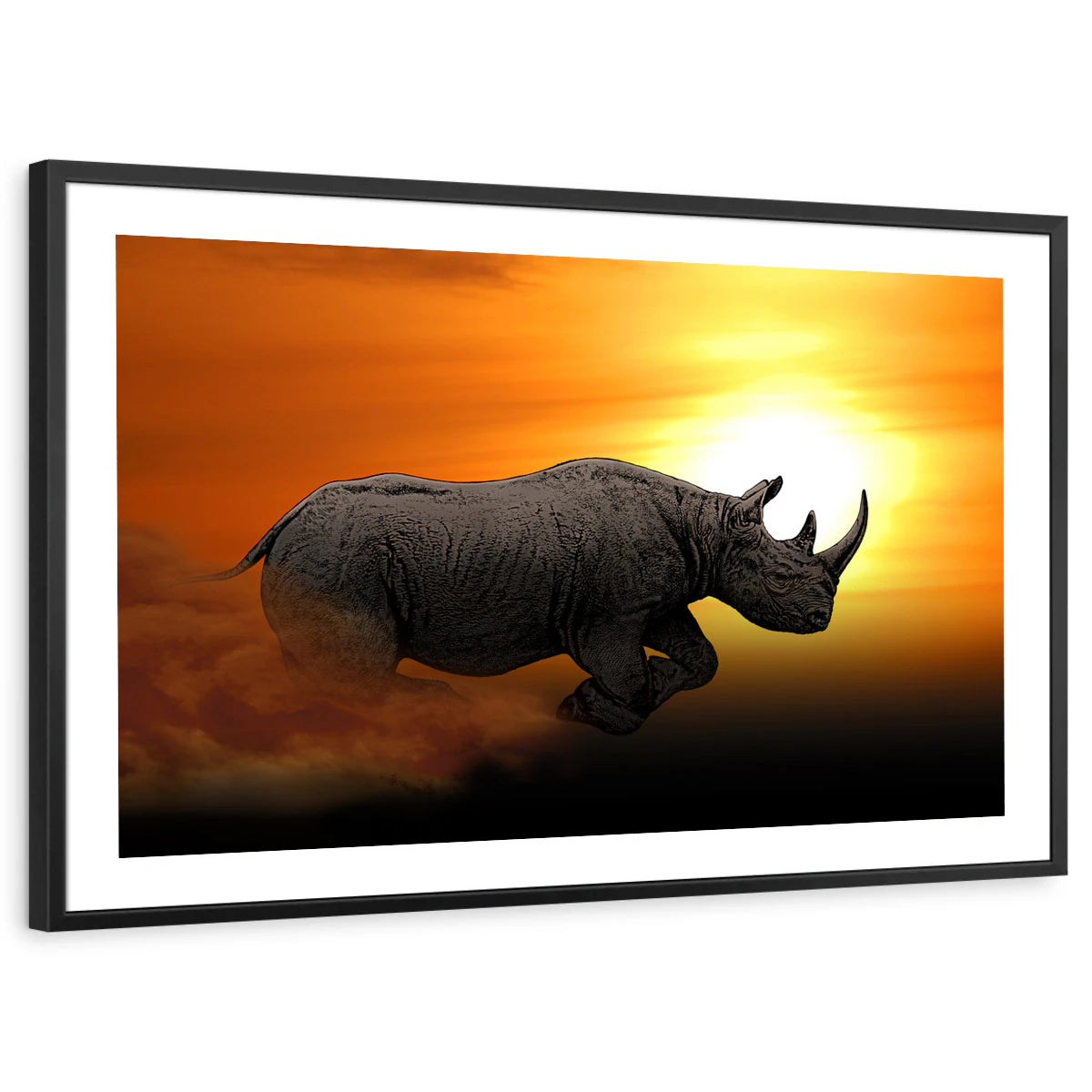 framed-print-black-white-border