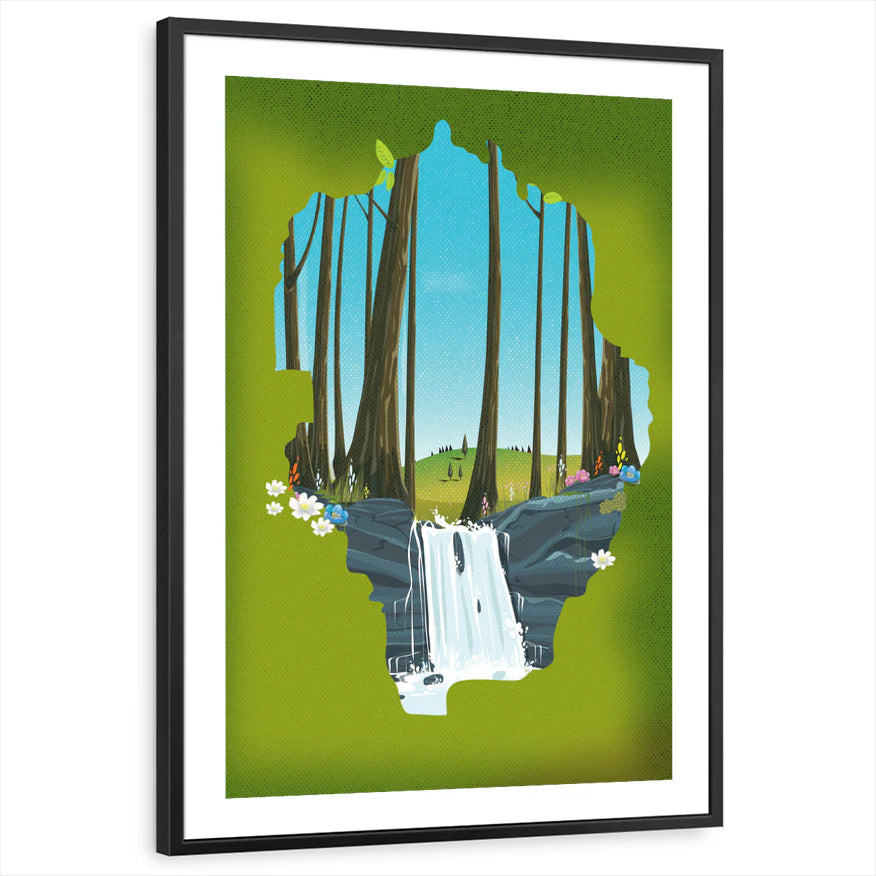 framed-print-black-white-border