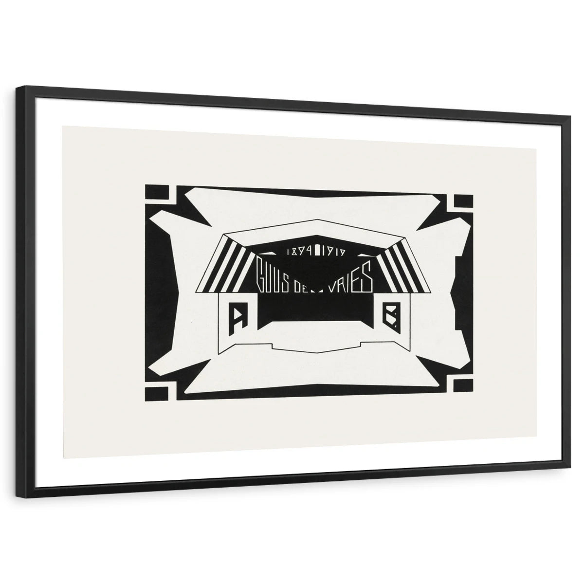 framed-print-black-white-border