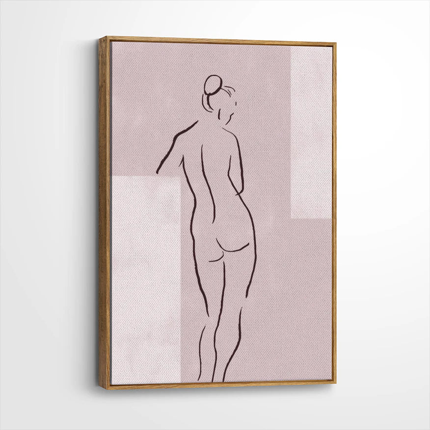 framed-canvas-brown-walnut