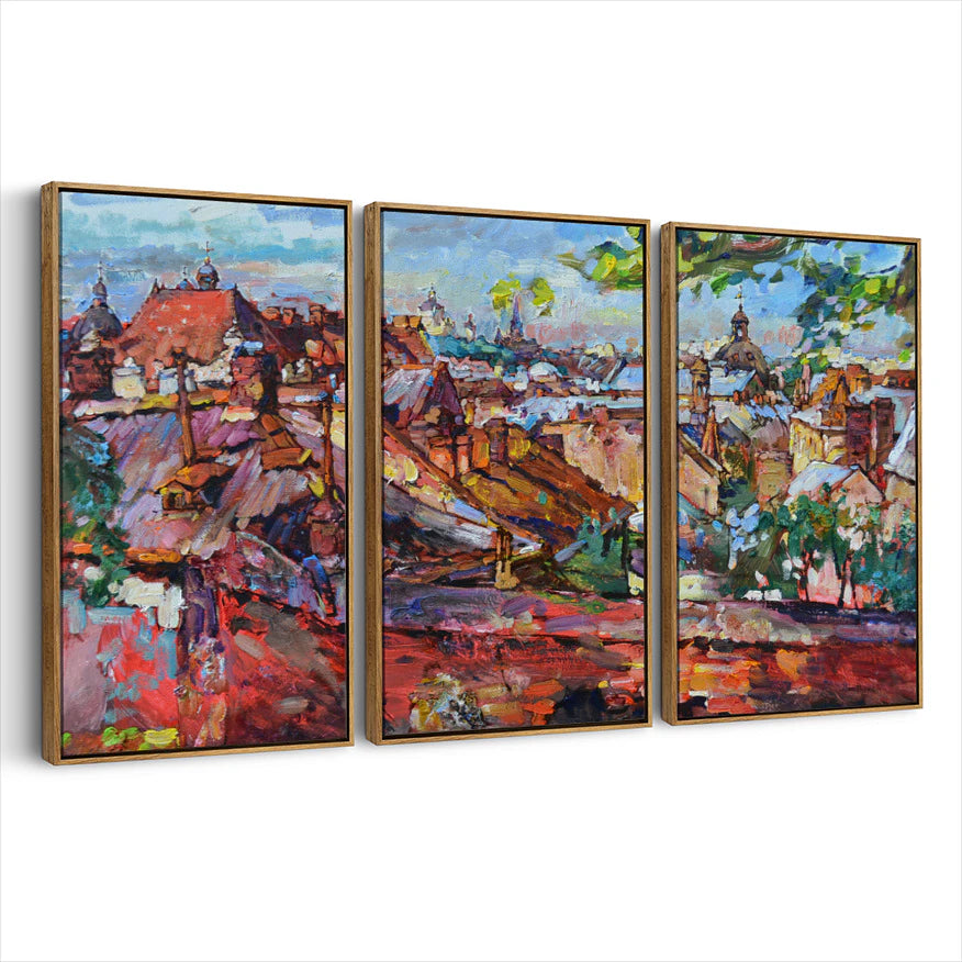 3-framed-canvas-brown-walnut