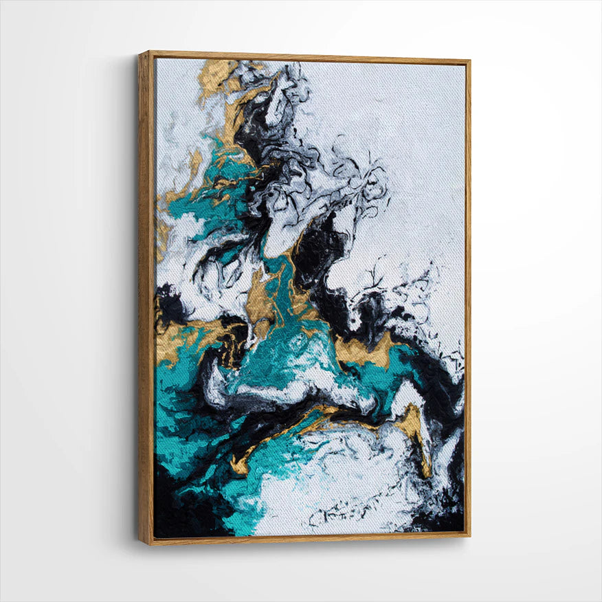 framed-canvas-brown-walnut