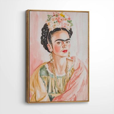 framed-canvas-brown-walnut