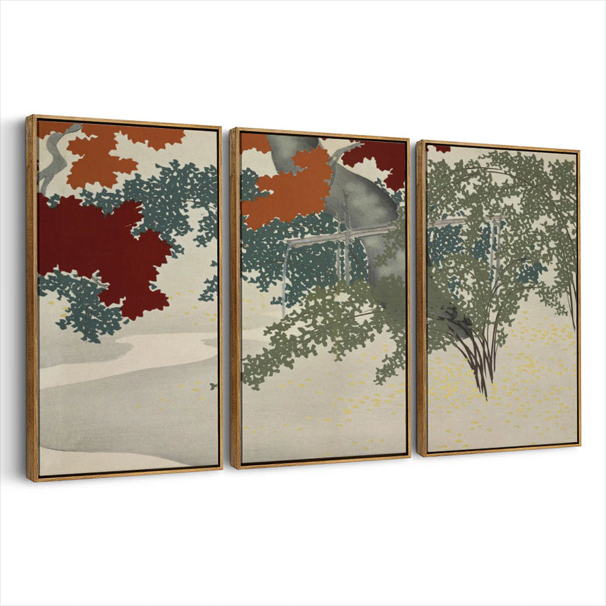 3-framed-canvas-brown-walnut
