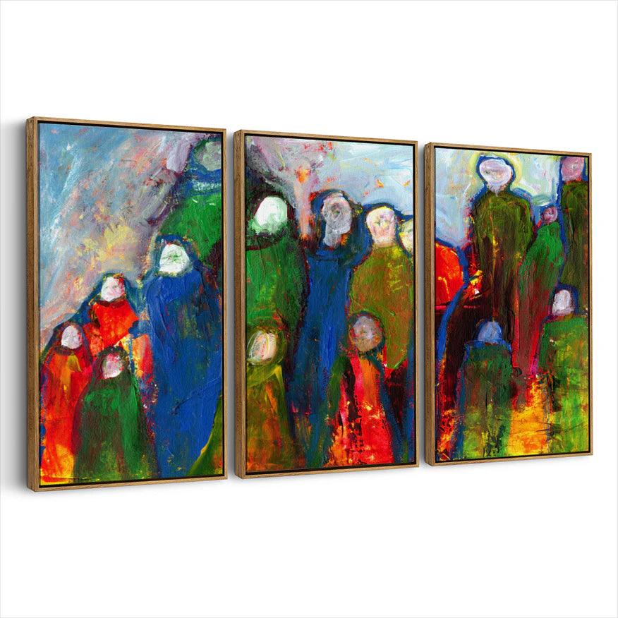 3-framed-canvas-brown-walnut
