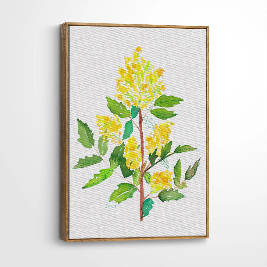 framed-canvas-brown-walnut
