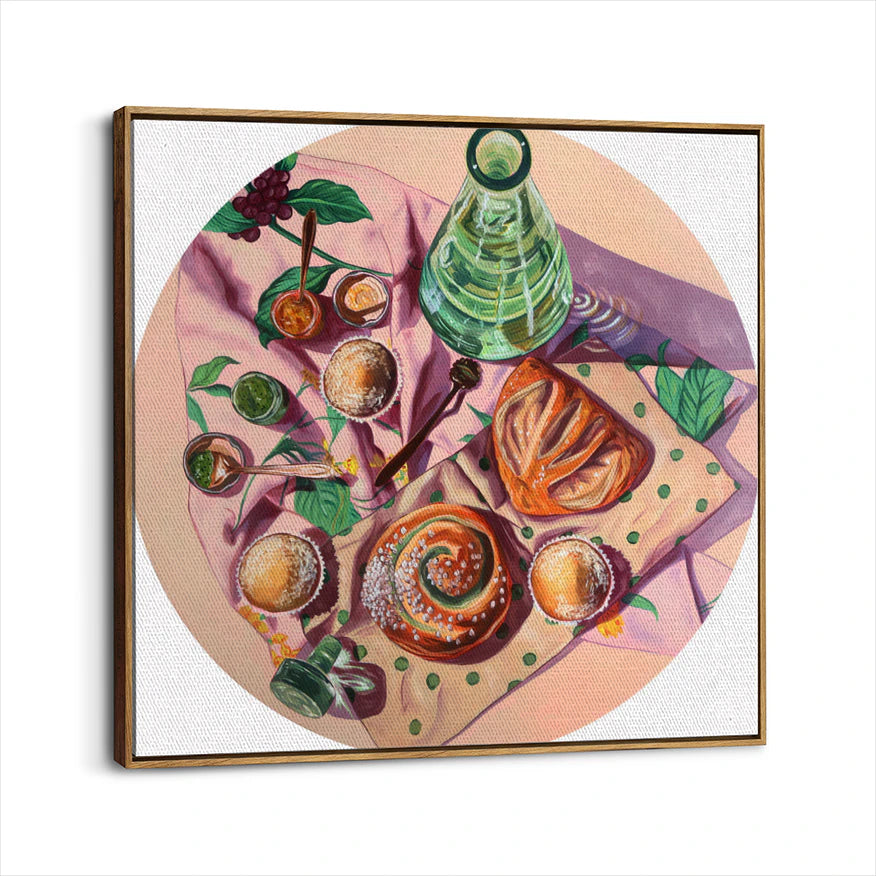 framed-canvas-brown-walnut