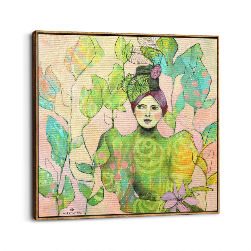 framed-canvas-brown-walnut