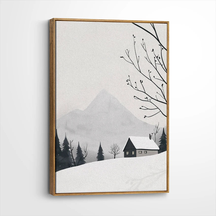 framed-canvas-brown-walnut