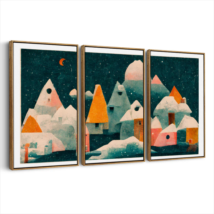 3-framed-canvas-brown-walnut