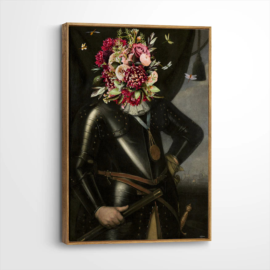 framed-canvas-brown-walnut