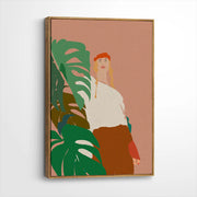 framed-canvas-brown-walnut