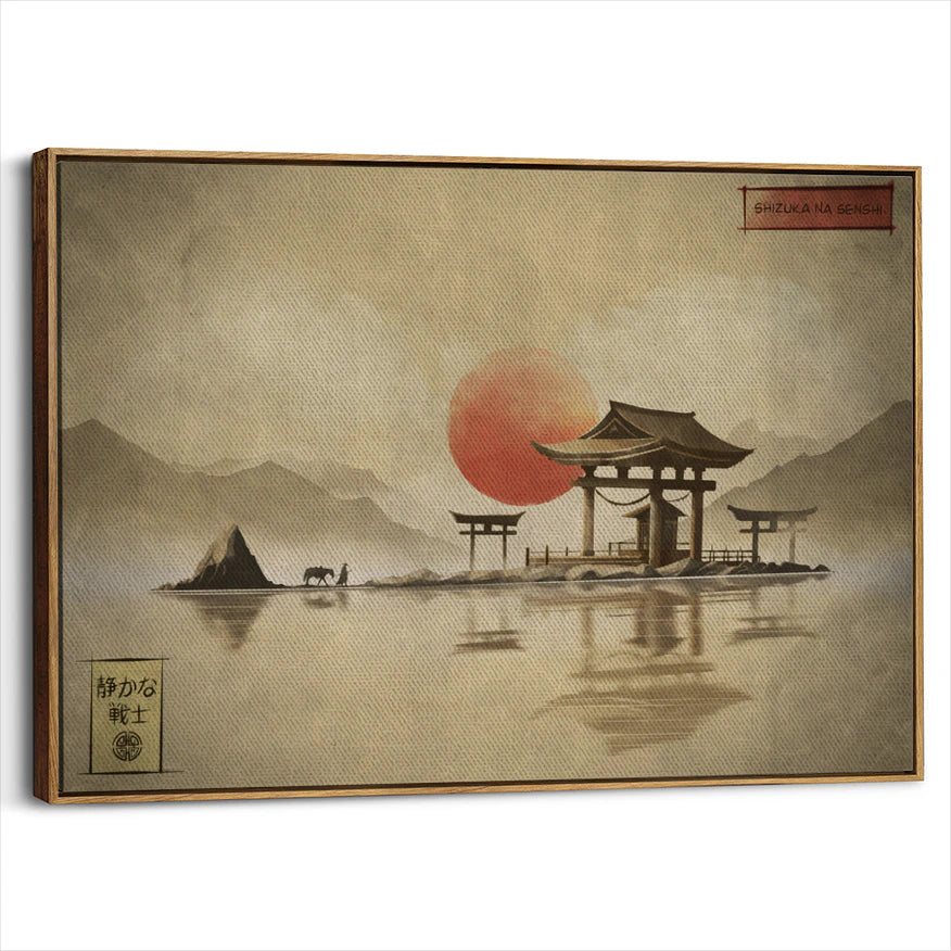 framed-canvas-brown-walnut