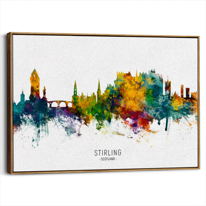 framed-canvas-brown-walnut