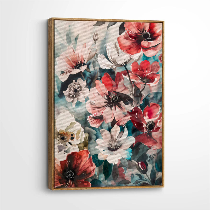 framed-canvas-brown-walnut
