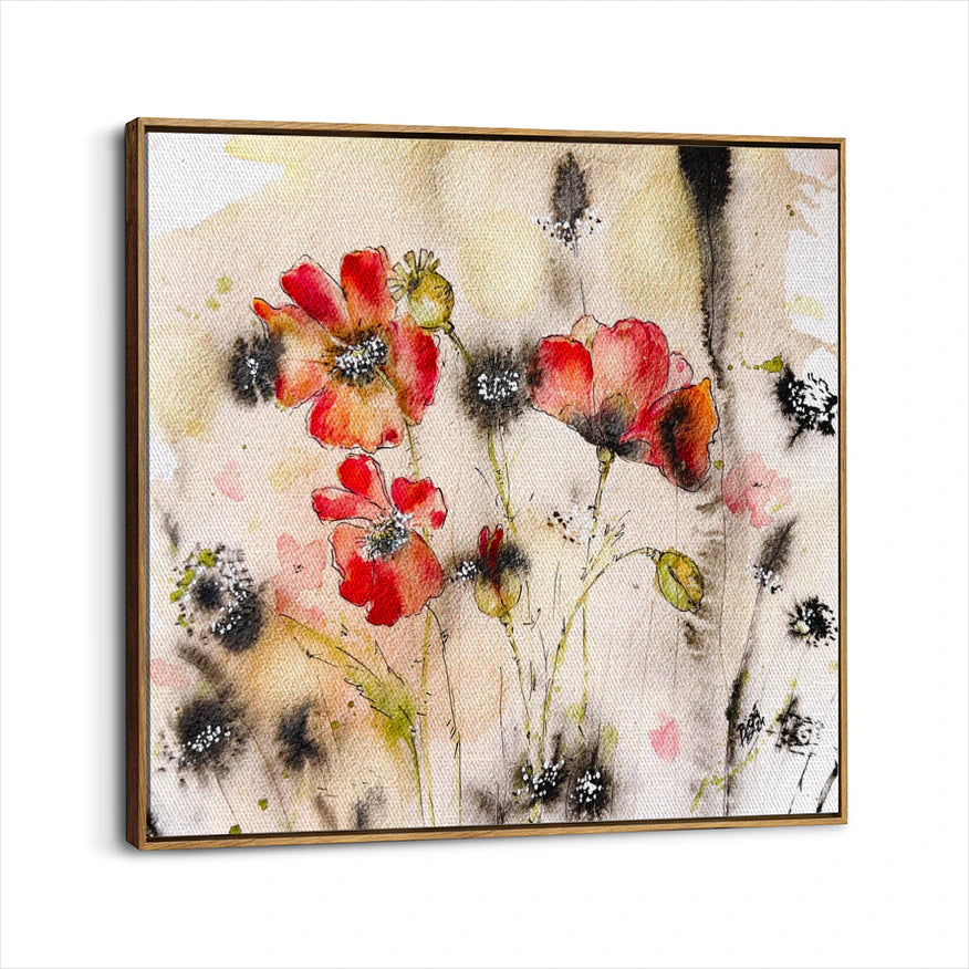 framed-canvas-brown-walnut