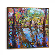 framed-canvas-brown-walnut