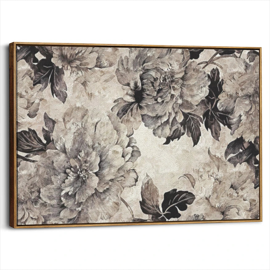 framed-canvas-brown-walnut