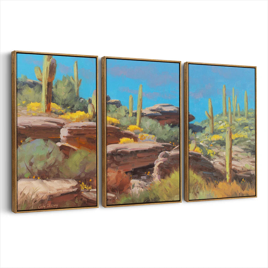 3-framed-canvas-brown-walnut