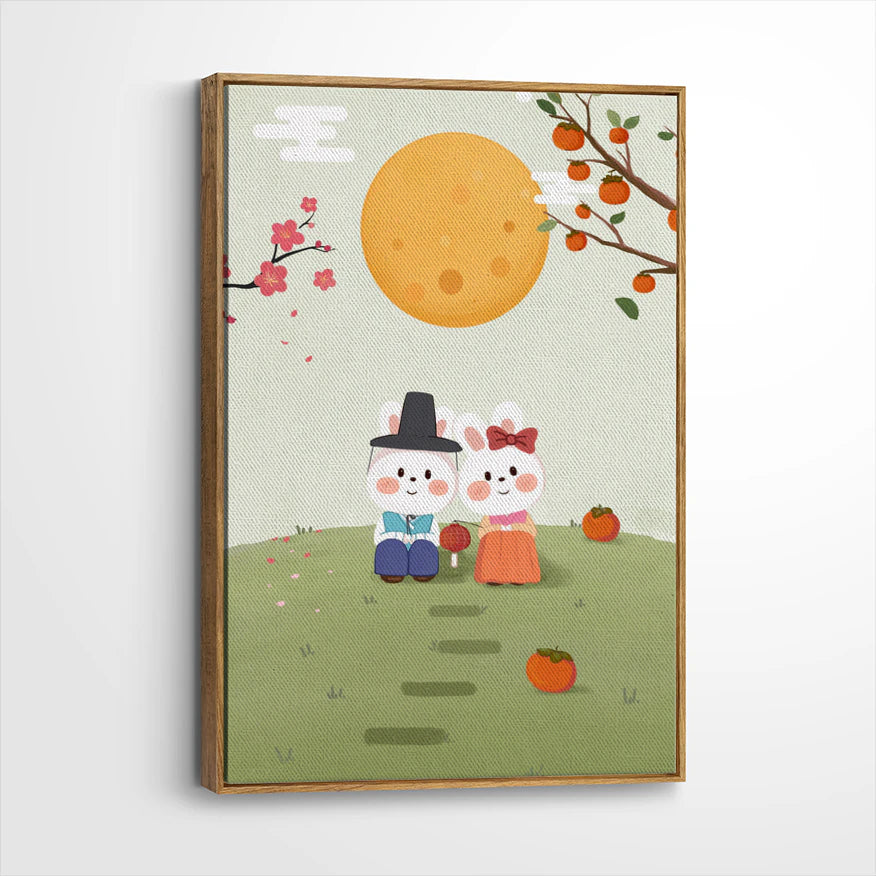 framed-canvas-brown-walnut