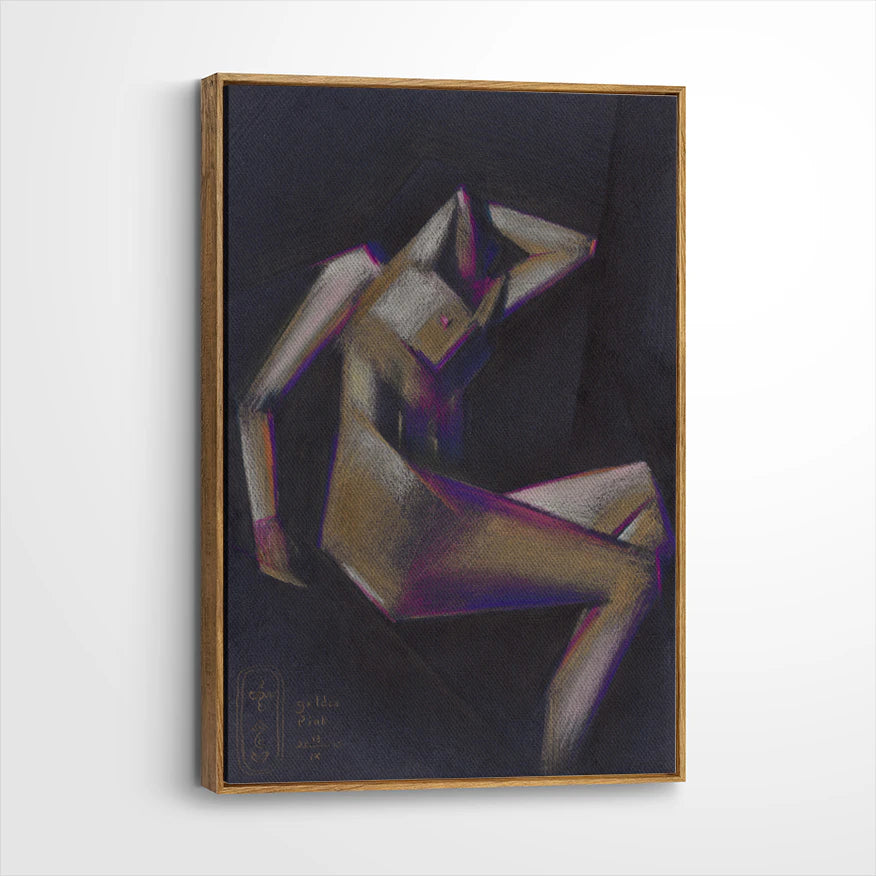 framed-canvas-brown-walnut