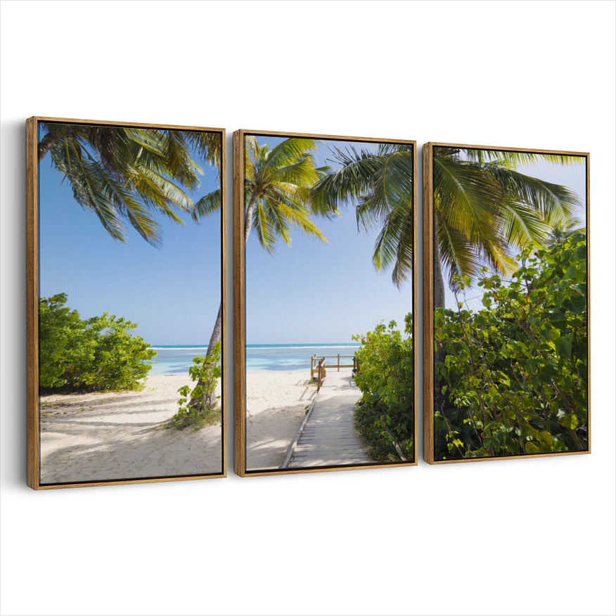 3-framed-canvas-brown-walnut