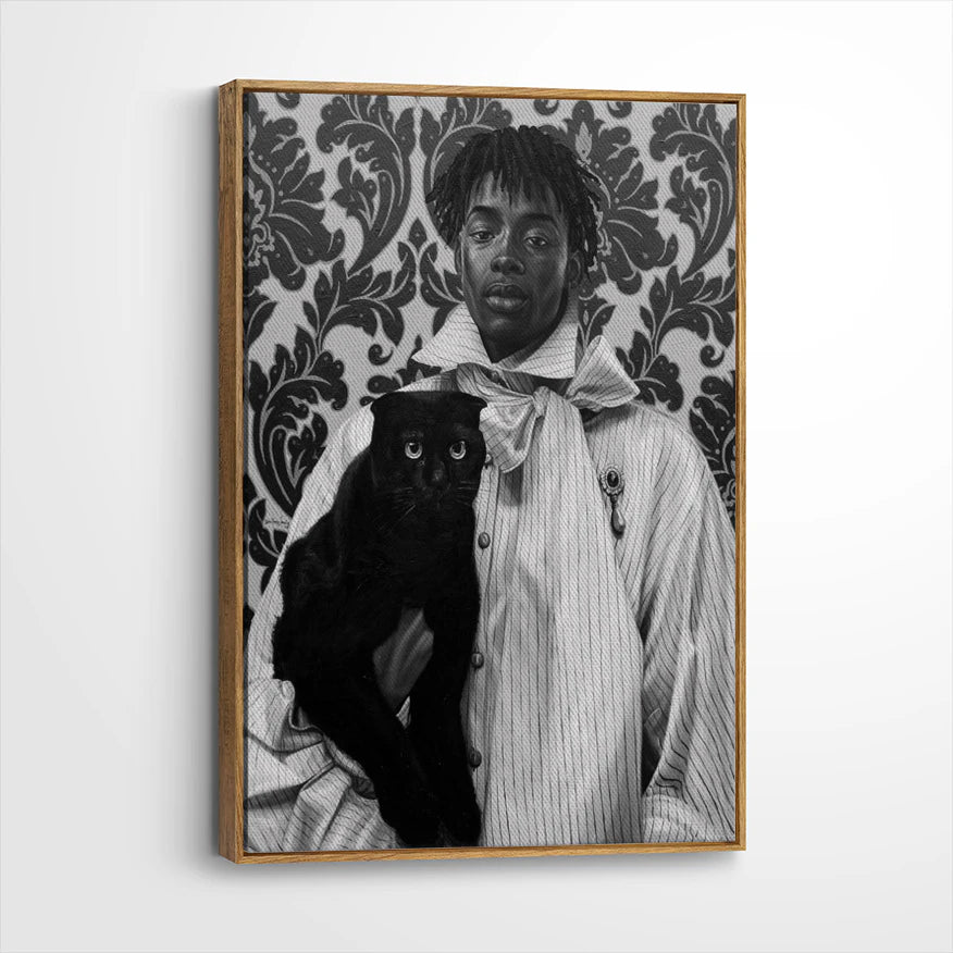 framed-canvas-brown-walnut