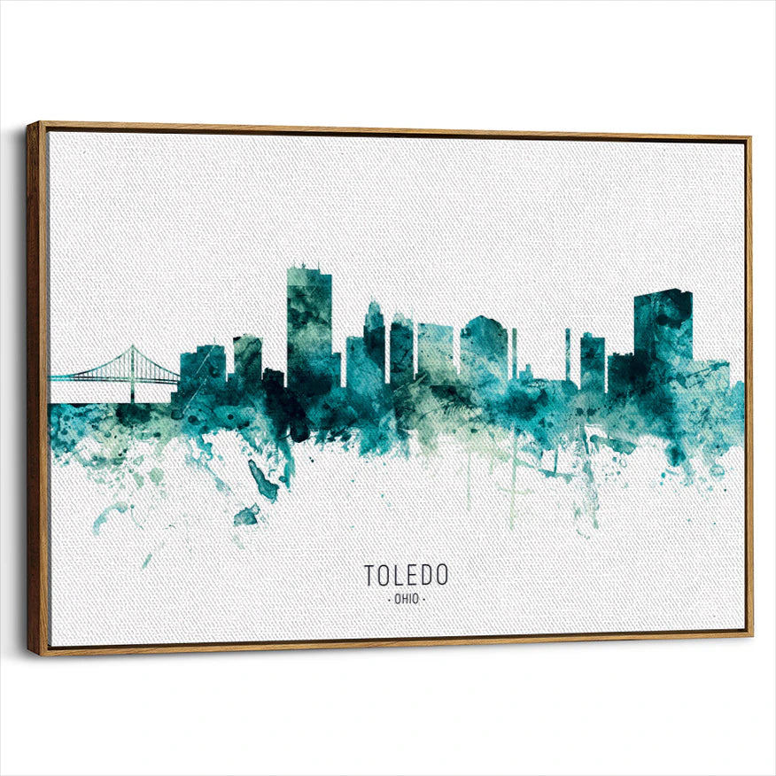 framed-canvas-brown-walnut